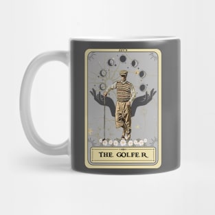 The Golfer Tarot Card, Golf Player Mug